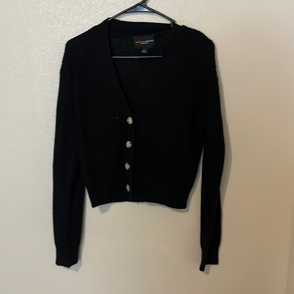 Knit back cardigan size large.
